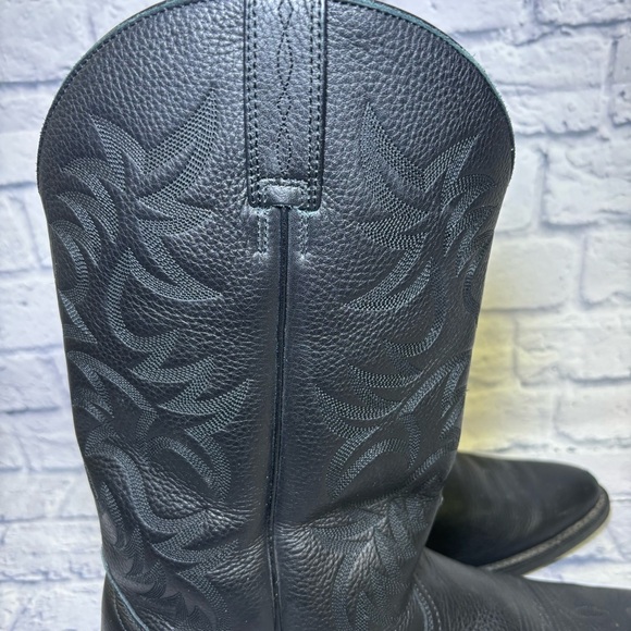 ARIAT Heritage Western Cowboy Boot 10002218 Black Leather R Toe Men's size 14 EE - Picture 4 of 16